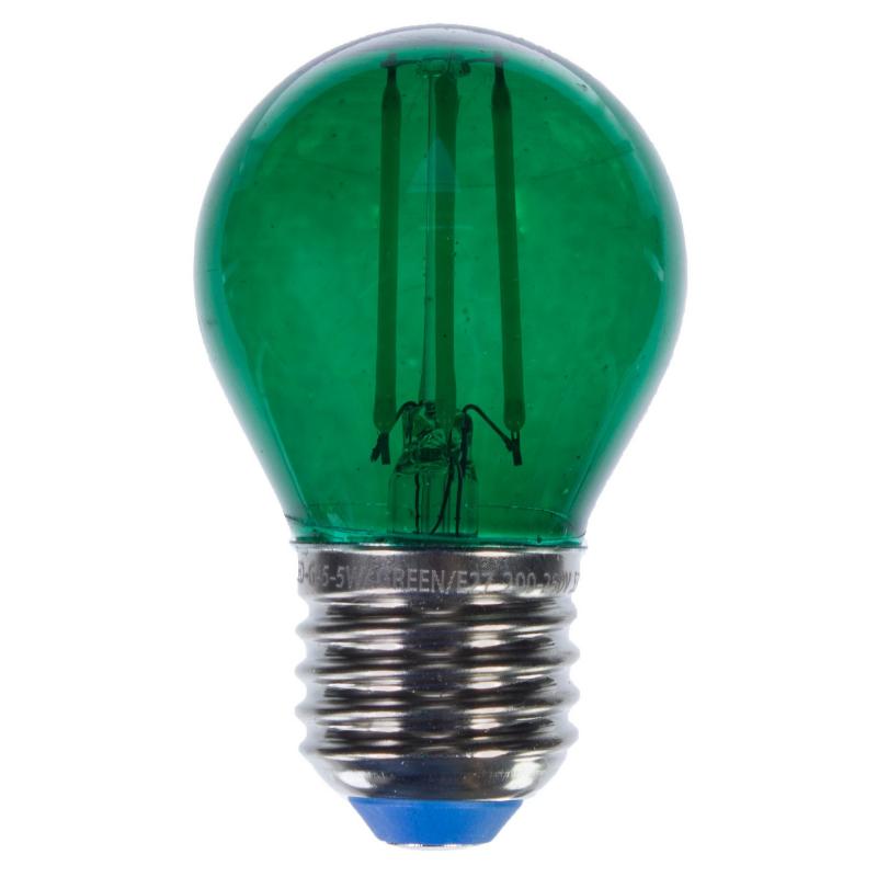 Зеленая прозрачная лампочка LED E27 5W Зеленый Зеленая прозрачная лампочка LED E27 5W Зеленый в Грозном | Loft Concept