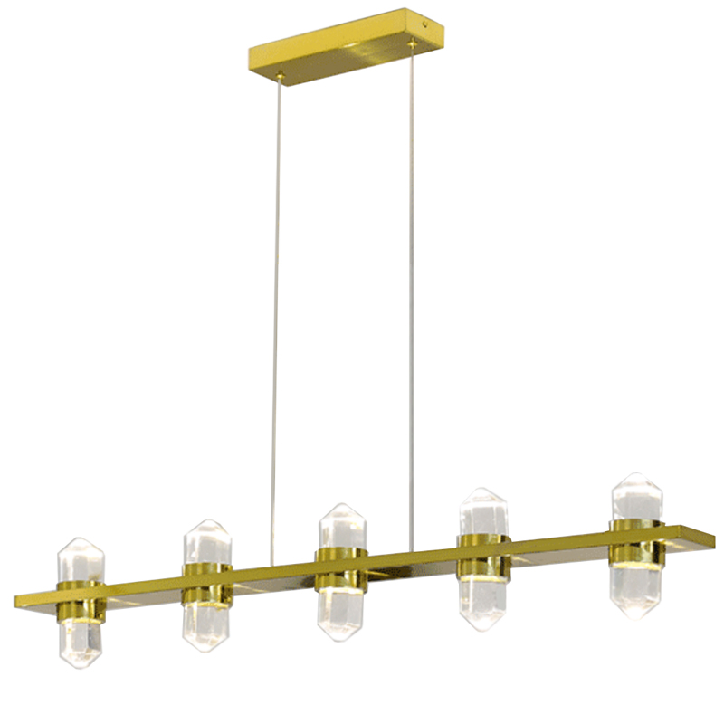 Люстра large Crystals Line Brass Латунь Прозрачный Люстра large Crystals Line Brass Латунь Прозрачный в Грозном | Loft Concept