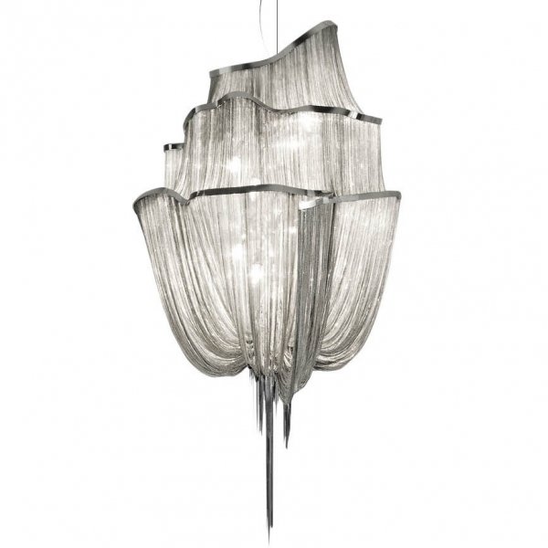 Люстра Terzani Atlantis Chandelier NICKEL Хром Люстра Terzani Atlantis Chandelier NICKEL Хром в Грозном | Loft Concept
