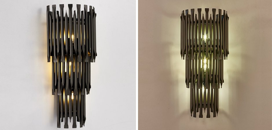 Бра MATHENY III WALL LAMP by DELIGHTFULL Black Бра MATHENY III WALL LAMP by DELIGHTFULL Black - Loft-Concept в Грозном