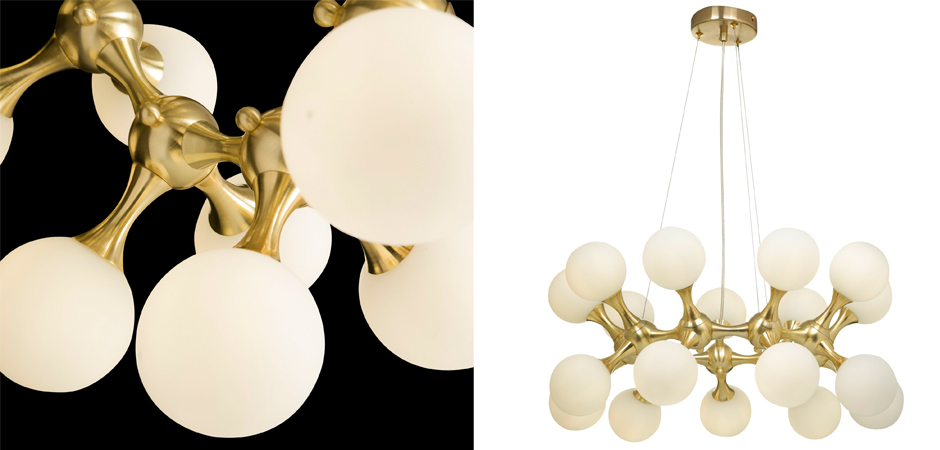 Люстра MOONDROP Chandelier Gold 18 Люстра MOONDROP Chandelier Gold 18 - Loft-Concept в Грозном