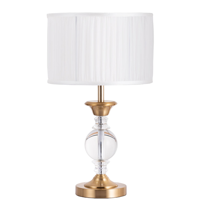 Настольная лампа Fluid glass lamp Белый Прозрачный Золотой Настольная лампа Fluid glass lamp Белый Прозрачный Золотой в Грозном | Loft Concept
