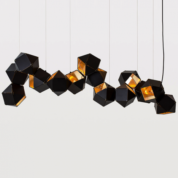 Люстра Welles Long Chandelier Черный Люстра Welles Long Chandelier Черный в Грозном | Loft Concept