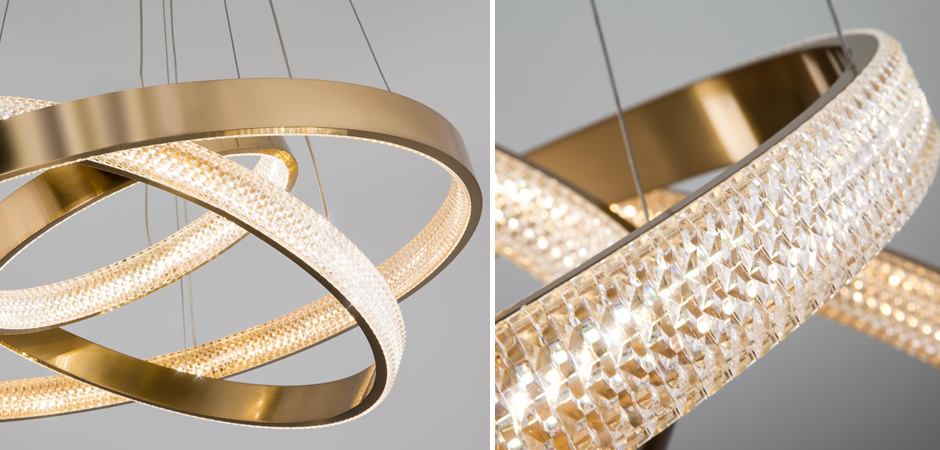 Люстра ORACLE 3 Rings Gold Люстра ORACLE 3 Rings Gold - Loft-Concept в Грозном