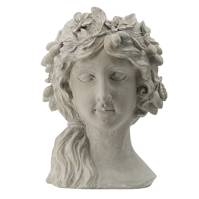 Ваза Antique Busts Garden Goddess Светло-серый Ваза Antique Busts Garden Goddess Светло-серый в Грозном | Loft Concept