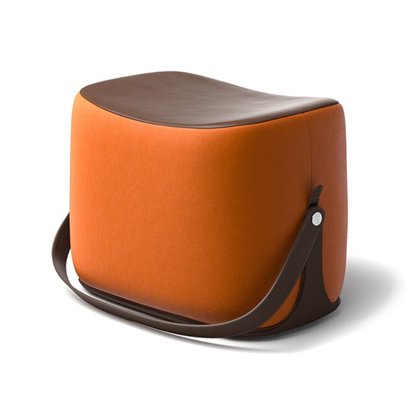 Пуф Langtry Pouf Orange Коричневый Оранжевый Пуф Langtry Pouf Orange Коричневый Оранжевый в Грозном | Loft Concept