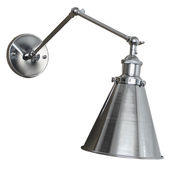 БРА 20TH C LIBRARY SINGLE SCONCE SILVER II Хром БРА 20TH C LIBRARY SINGLE SCONCE SILVER II Хром в Грозном | Loft Concept