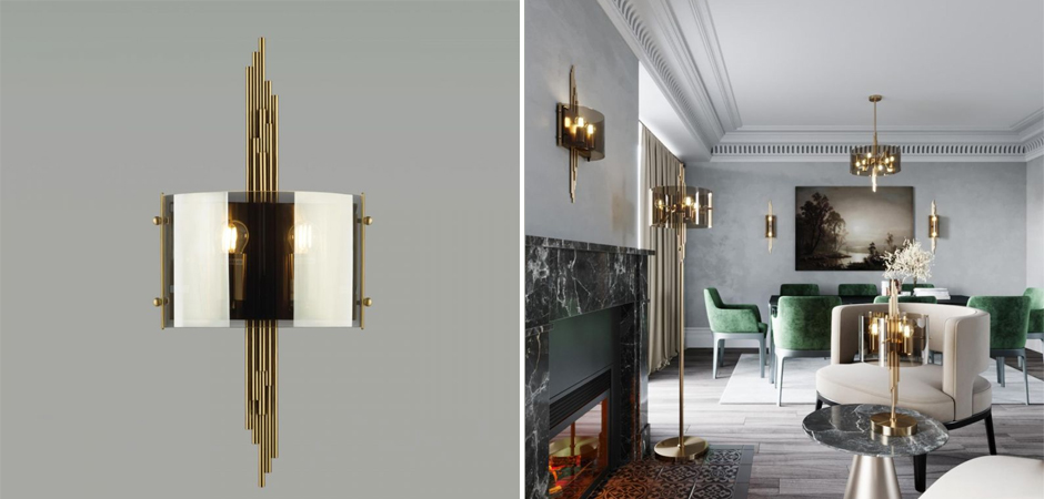 Бра Pan Flute Grey высота 62 см Бра Pan Flute Grey высота 62 см - Loft-Concept в Грозном