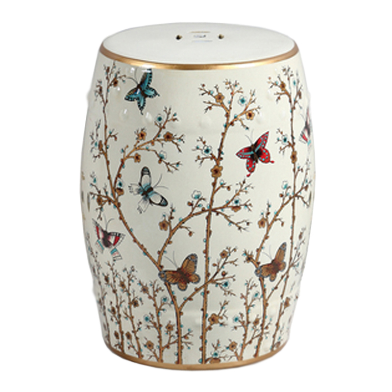 Керамический табурет Flowers & Butterflies Мульти Керамический табурет Flowers & Butterflies Мульти в Грозном | Loft Concept