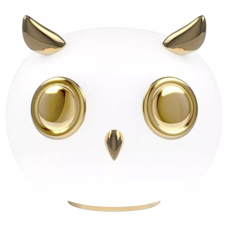 Настольная лампа Moooi Pet Light Uhuh Сова Белое матовое стекло Глянцевое золото Настольная лампа Moooi Pet Light Uhuh Сова Белое матовое стекло Глянцевое золото в Грозном | Loft Concept