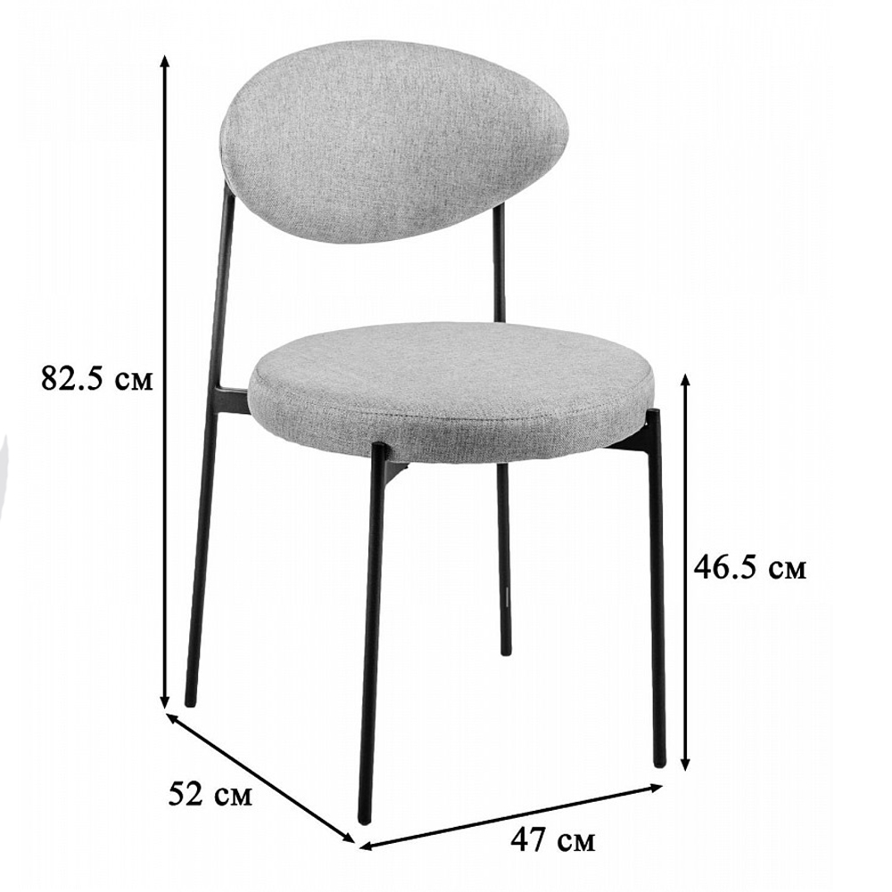 Стул металлический с мягкой спинкой и сиденьем Alfie Chair Стул металлический с мягкой спинкой и сиденьем Alfie Chair в Грозном