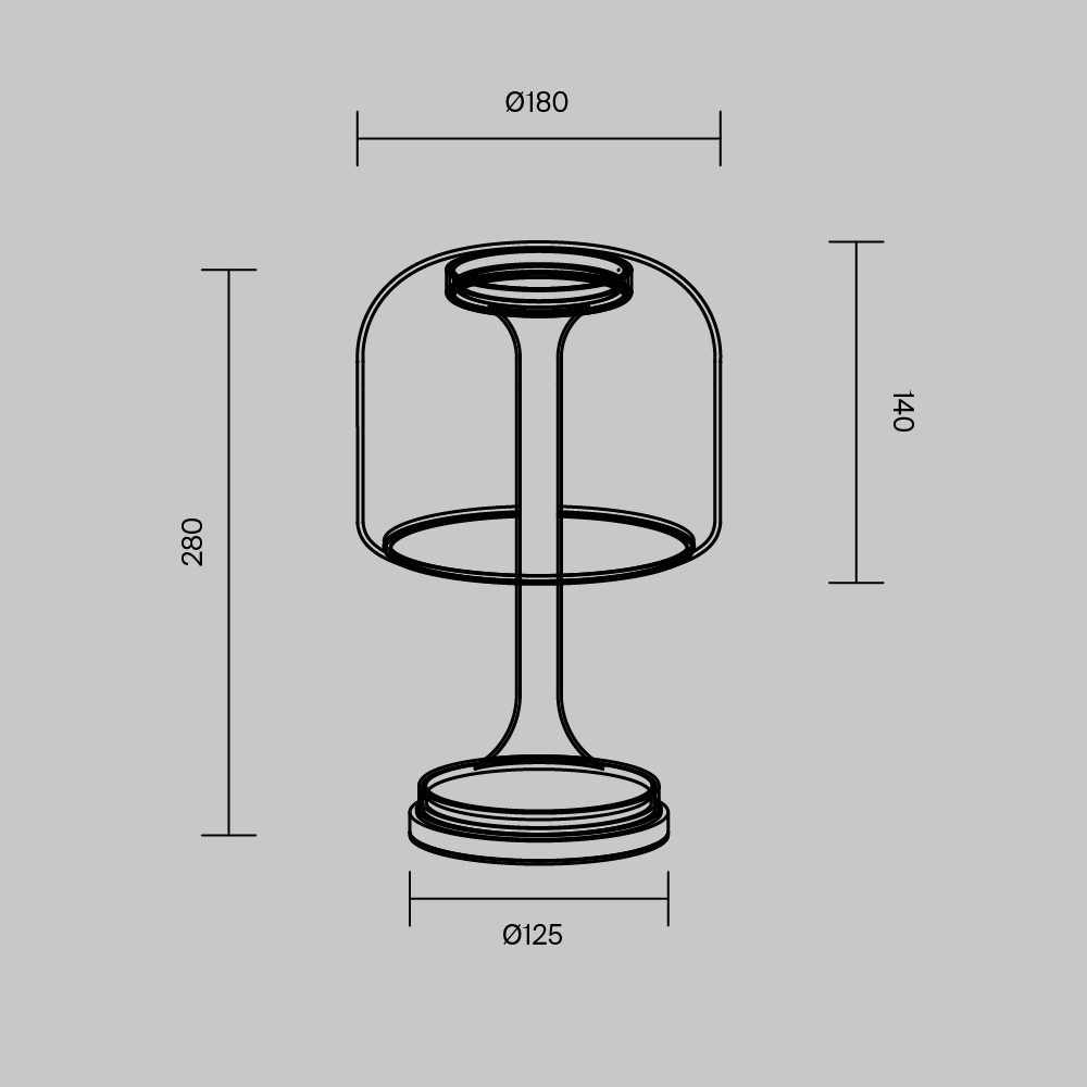 Настольный светильник Spirito 3000К 13Вт в Грозном