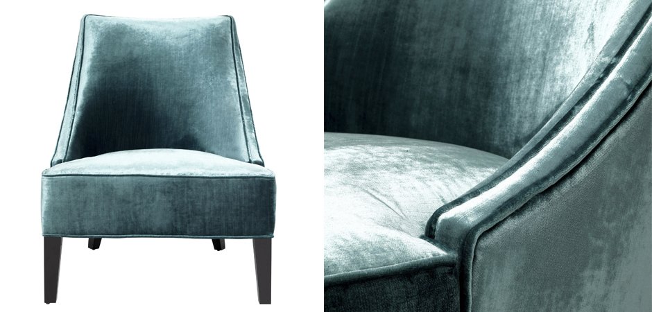 Кресло Eichholtz Chair Dulwich Turquoise Кресло Eichholtz Chair Dulwich Turquoise - Loft-Concept в Грозном