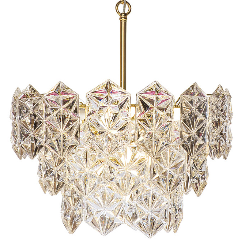 Люстра Tiers Crystal Edna Chandelier Золотой Люстра Tiers Crystal Edna Chandelier Золотой в Грозном | Loft Concept