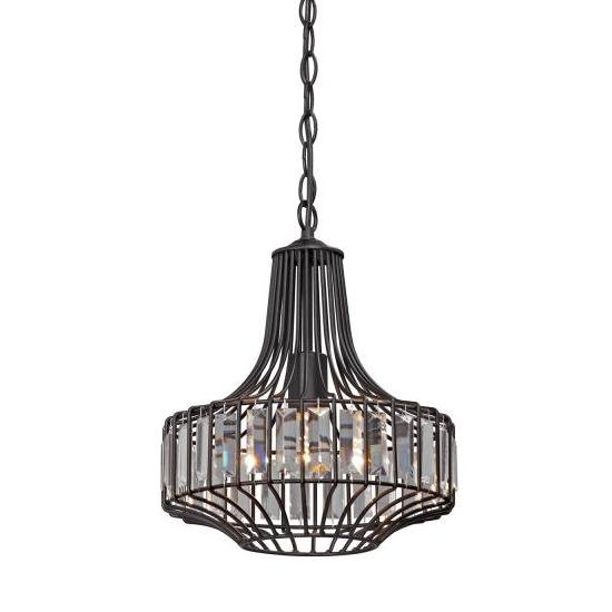 Люстра Glass Plate Pendant #5 Black Черный Люстра Glass Plate Pendant #5 Black Черный в Грозном | Loft Concept