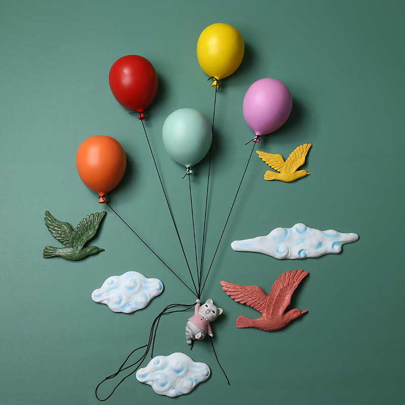 Аксессуар на стену Kitten on Balloon Мульти Аксессуар на стену Kitten on Balloon Мульти в Грозном | Loft Concept