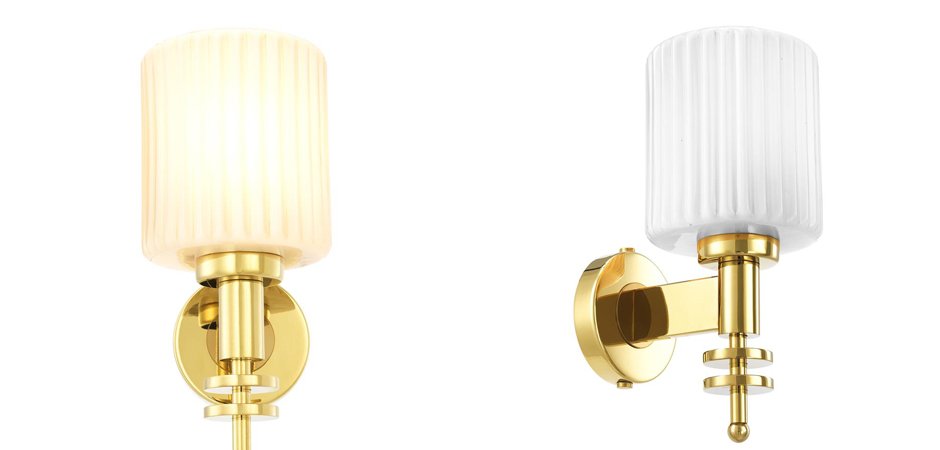 Бра Eichholtz Wall Lamp Ponza Gold - Loft-Concept в Грозном