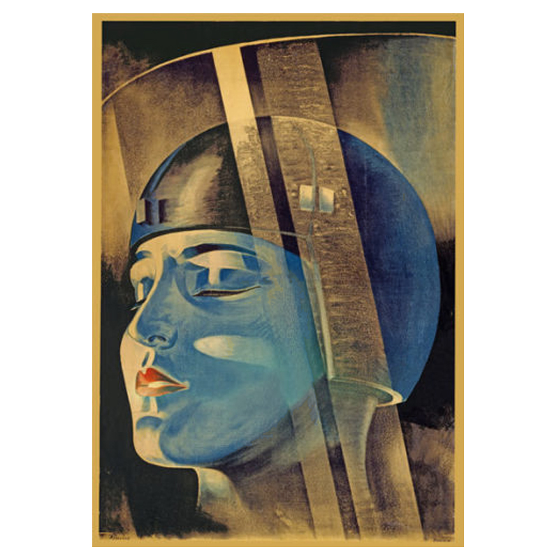 Poster Metropolis Постер "Метрополис" на Холсте Бежево-серый Poster Metropolis Постер "Метрополис" на Холсте Бежево-серый в Грозном | Loft Concept