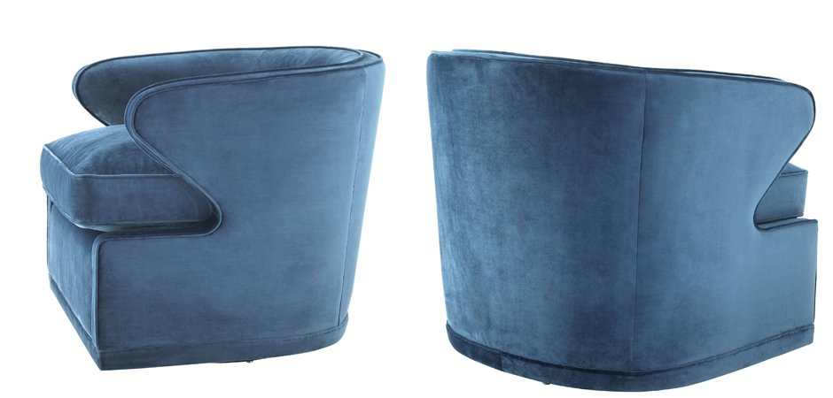 Кресло Eichholtz Chair Dorset Blue Кресло Eichholtz Chair Dorset Blue - Loft-Concept в Грозном