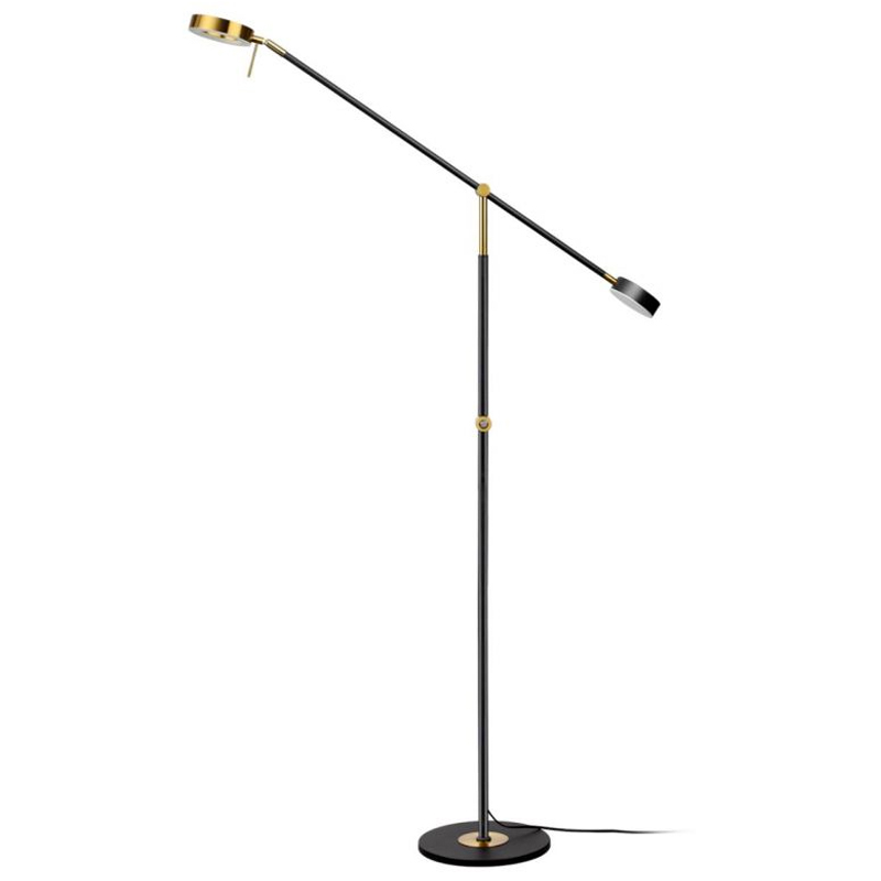 Торшер с регулировкой Bendik Lighting Бронза Черный Торшер с регулировкой Bendik Lighting Бронза Черный в Грозном | Loft Concept