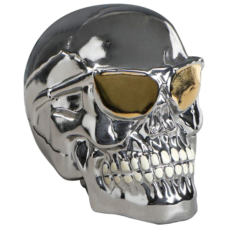Статуэтка Silver Skull Серебряный Статуэтка Silver Skull Серебряный в Грозном | Loft Concept