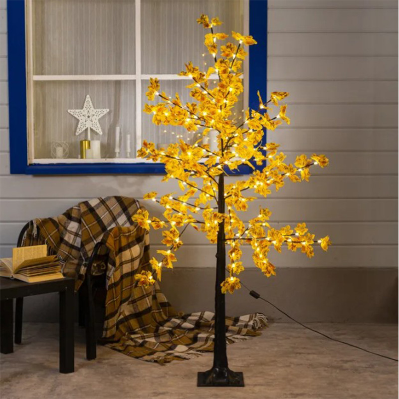 Светодиодное дерево Maple Yellow Желтый Черный Светодиодное дерево Maple Yellow Желтый Черный в Грозном | Loft Concept