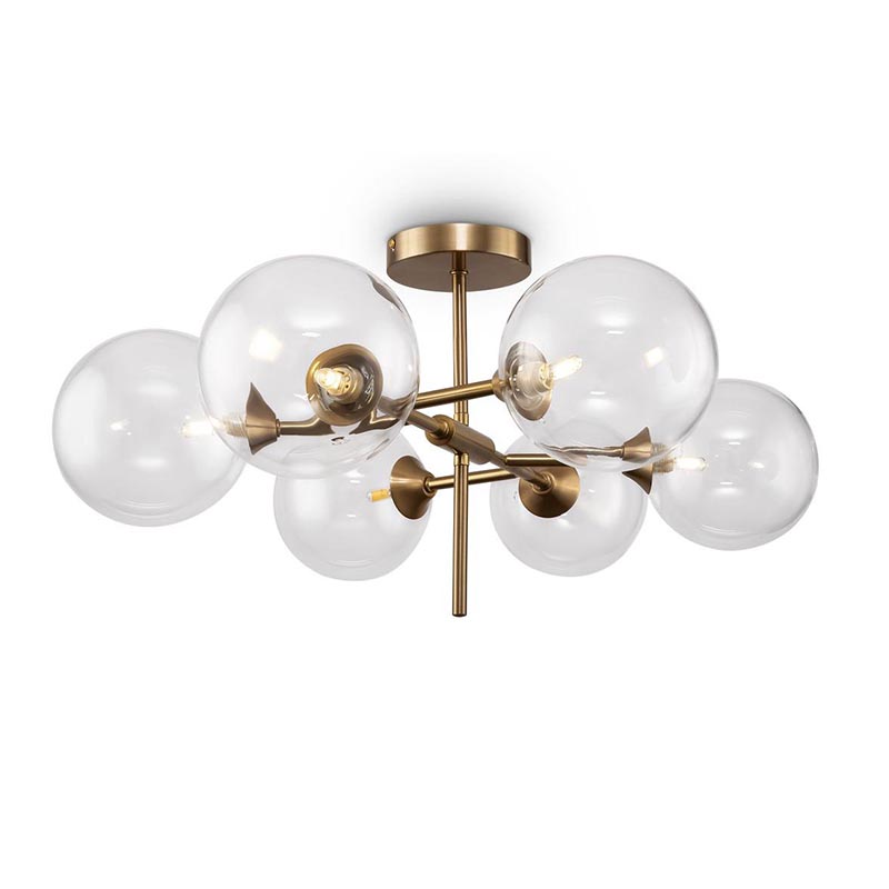 Потолочная люстра Gallotti & Radice Bronze 6 Бронза Потолочная люстра Gallotti & Radice Bronze 6 Бронза в Грозном | Loft Concept
