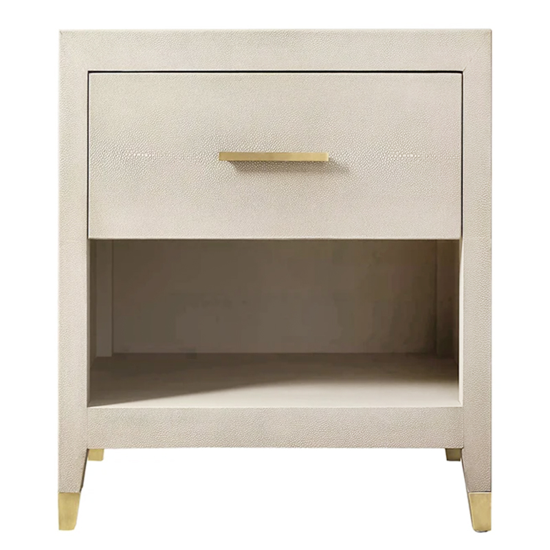 Charles Stingray Ivory Bedside table Тумбочка скат Золотой ivory ( слоновая кость ) Charles Stingray Ivory Bedside table Тумбочка скат Золотой ivory ( слоновая кость ) в Грозном | Loft Concept