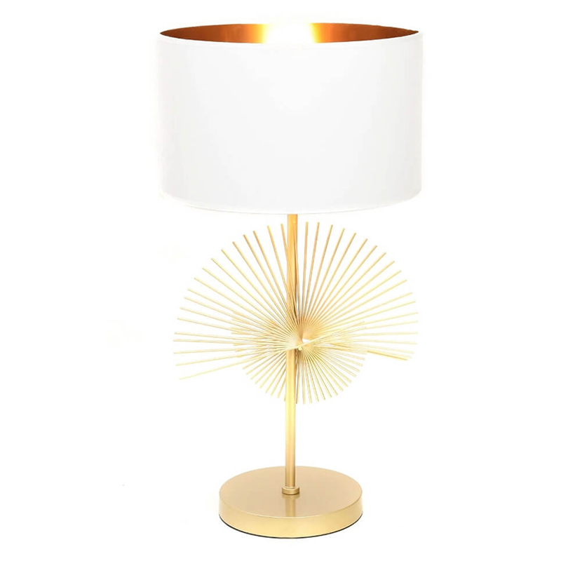 Настольная лампа Genoveva Table lamp white Белый Золотой Настольная лампа Genoveva Table lamp white Белый Золотой в Грозном | Loft Concept