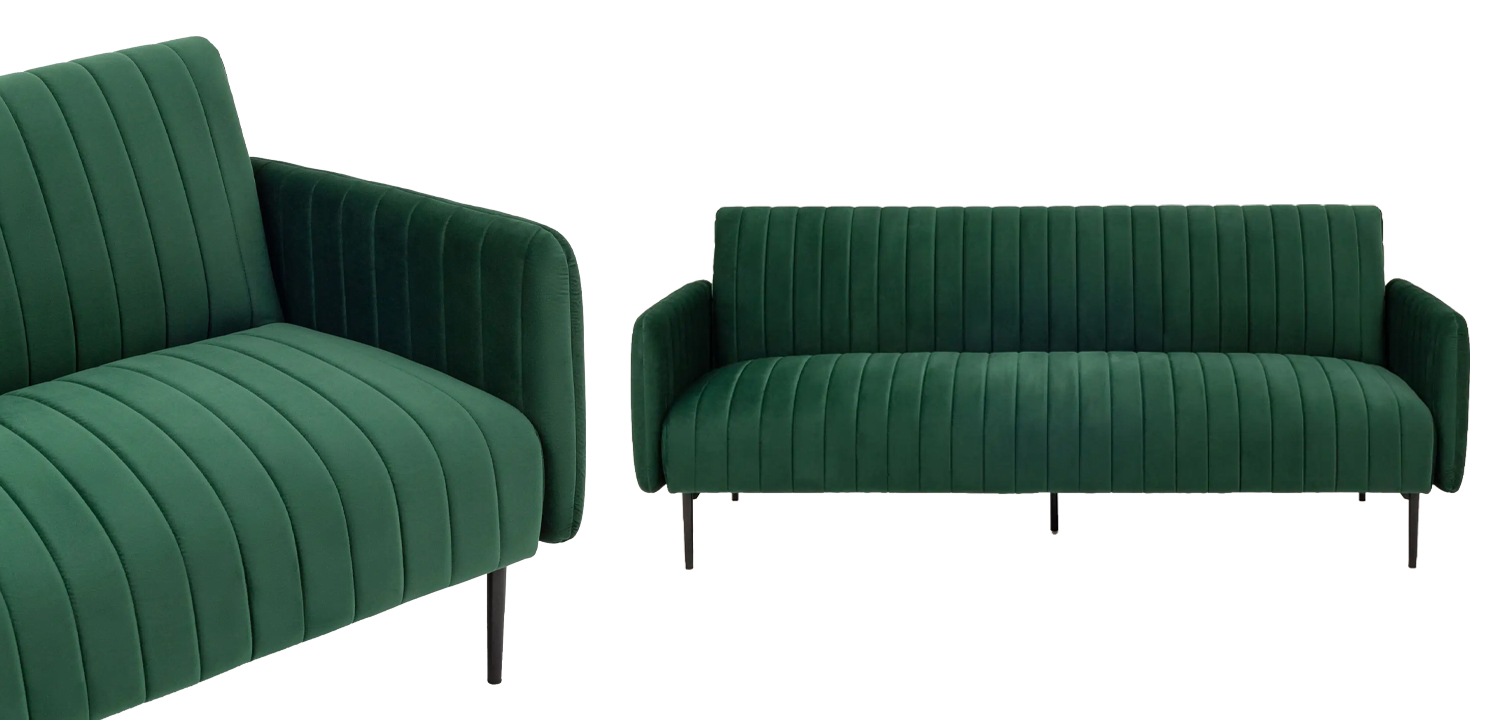 Диван Dilis изумрудный велюр - фото