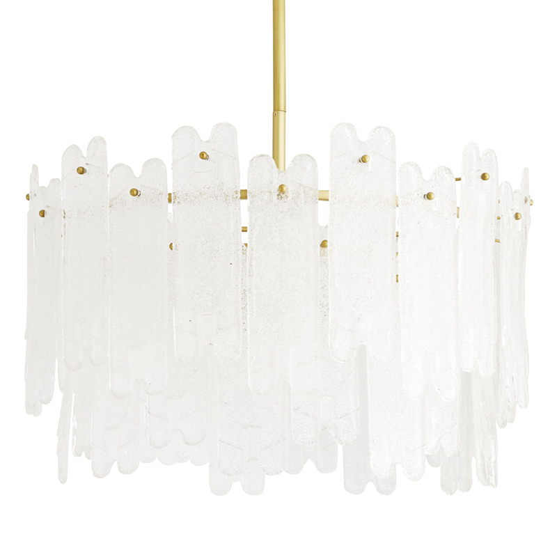 Люстра Arteriors MUGLER CHANDELIER Золотой Белый в Грозном | Loft Concept 