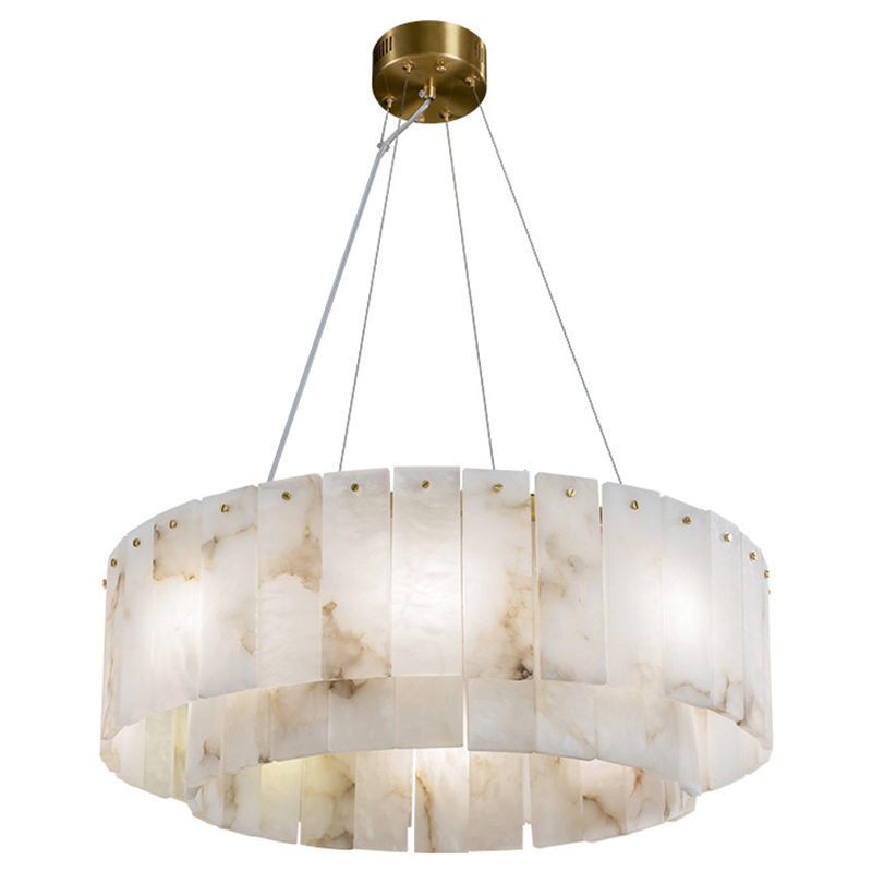 Люстра Арт-Деко натуральный мрамор Art-Deco Chandelier Marble  в Грозном | Loft Concept 