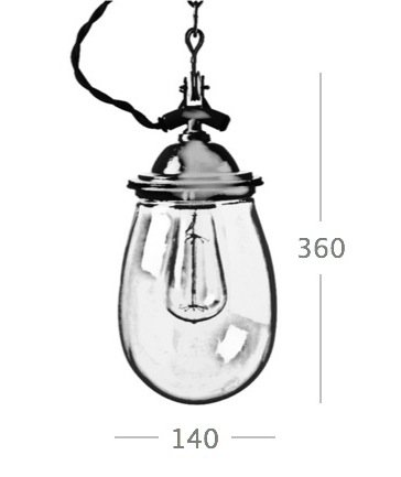 Подвесной светильник Glass Drop Retro Color Light Подвесной светильник Glass Drop Retro Color Light в Грозном