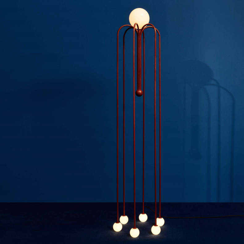 Торшер Michael Anastassiades Fontana Amorosa Bellagio Красный Белый Торшер Michael Anastassiades Fontana Amorosa Bellagio Красный Белый в Грозном | Loft Concept