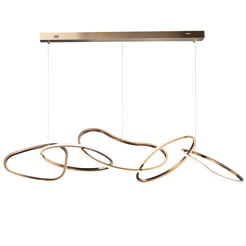 Unfolded Hanging RING Gold Глянцевое золото Unfolded Hanging RING Gold Глянцевое золото в Грозном | Loft Concept