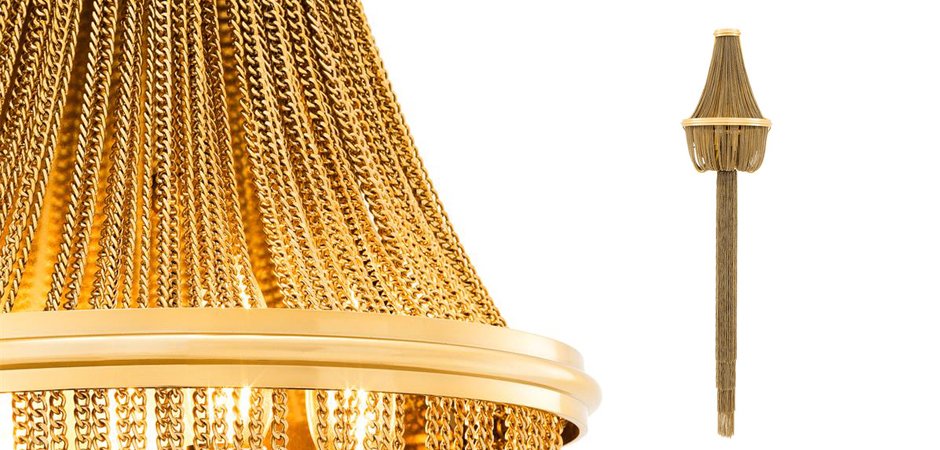 Бра Wall Lamp Martinez Gold Бра Wall Lamp Martinez Gold - Loft-Concept в Грозном