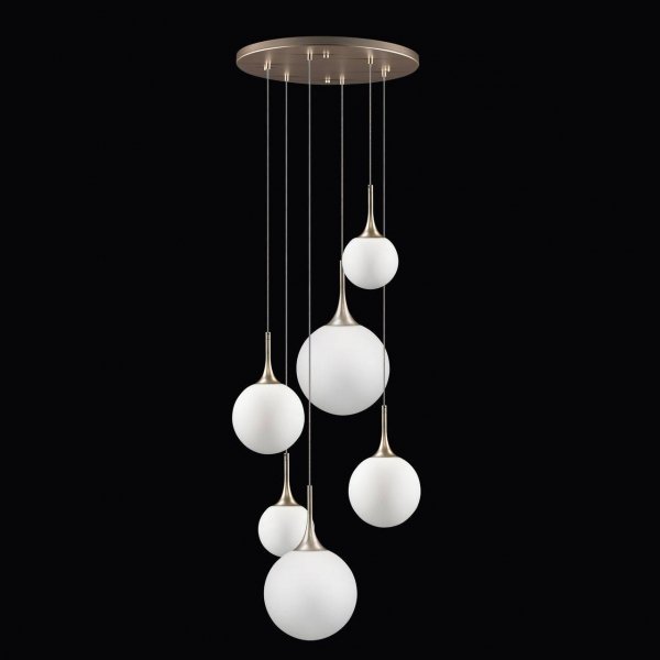 Люстра Whitley Chandelier Round 6 Глянцевое золото Люстра Whitley Chandelier Round 6 Глянцевое золото в Грозном | Loft Concept