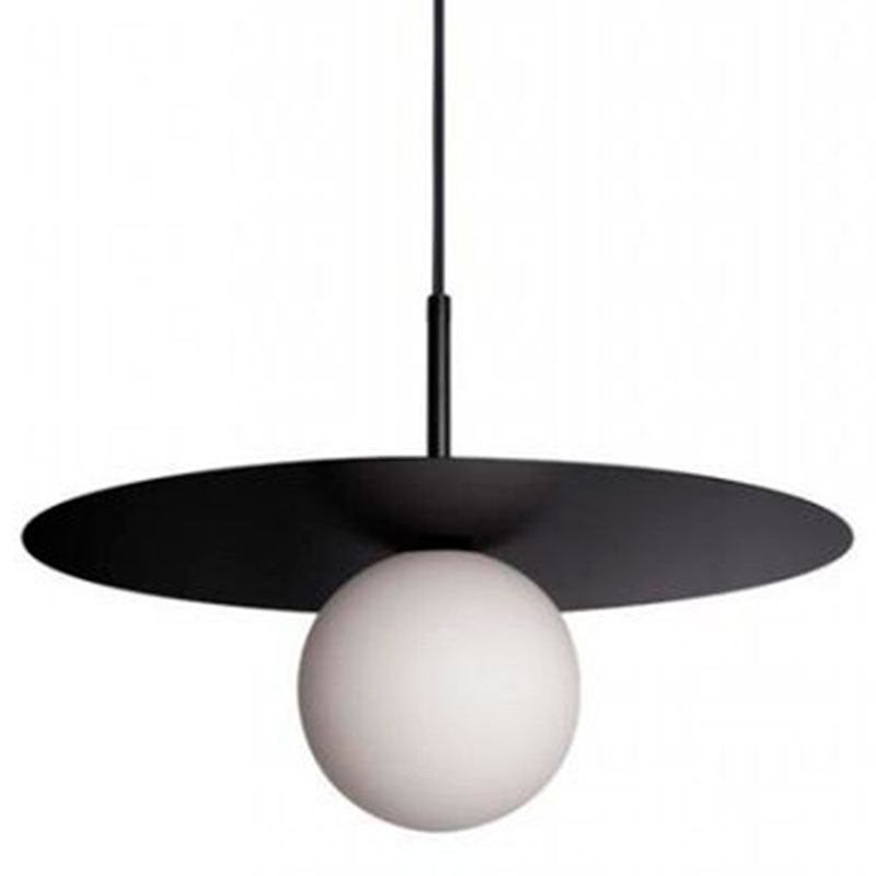 Подвесной светильник MATISSE Black 35 см Белый Черный Подвесной светильник MATISSE Black 35 см Белый Черный в Грозном | Loft Concept