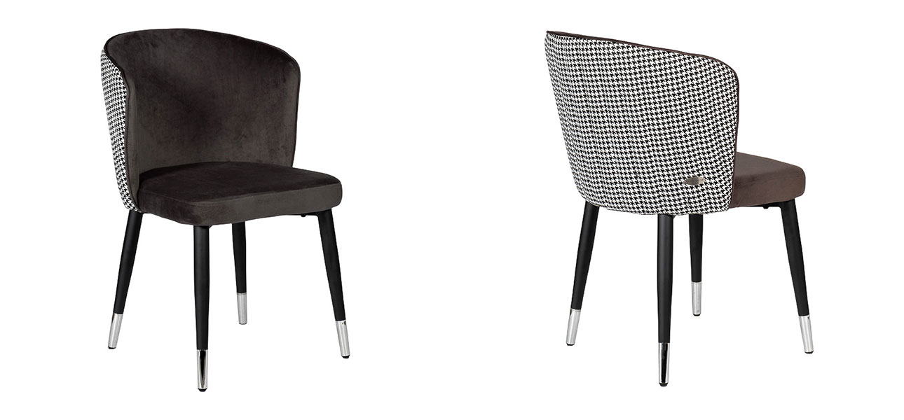 Стул Verdon GREY-BROWN - фото №1