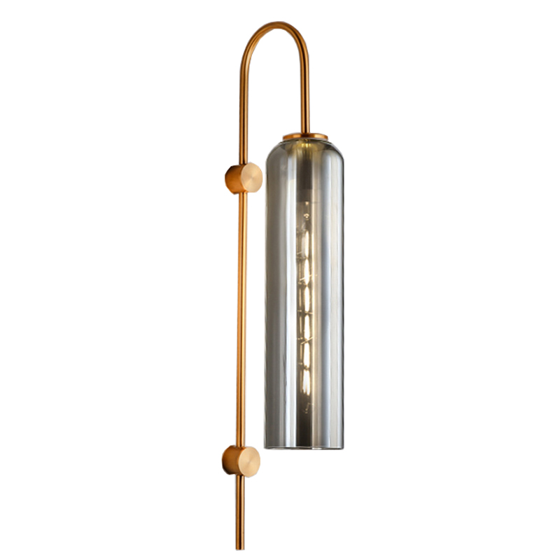 Бра ARTICOLO float Wall Sconce Gray Глянцевое золото Серый Бра ARTICOLO float Wall Sconce Gray Глянцевое золото Серый в Грозном | Loft Concept