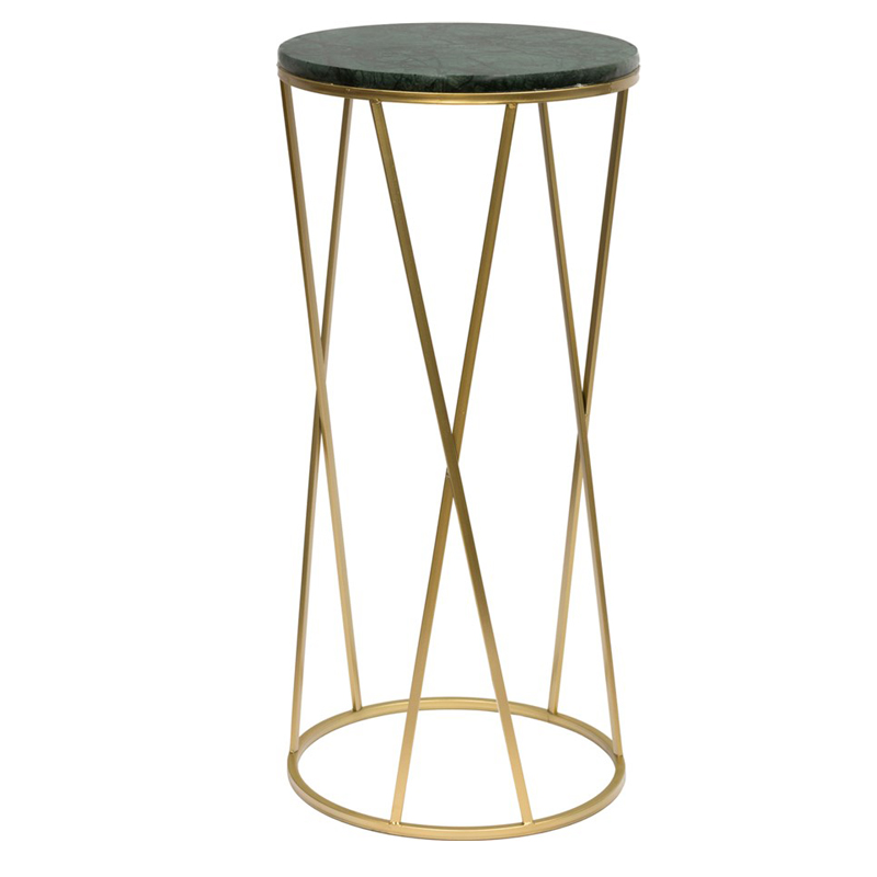 Подставка Geometry Stand Marble зеленый мрамор Малахит (зеленый) Золотой Подставка Geometry Stand Marble зеленый мрамор Малахит (зеленый) Золотой в Грозном | Loft Concept