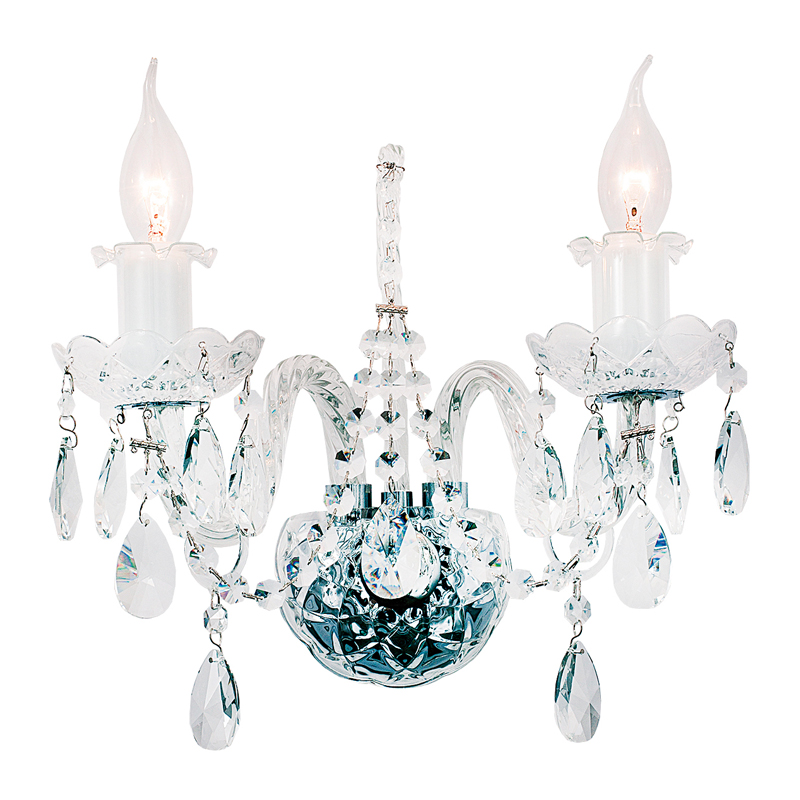 Бра Markel Sconce Хром Прозрачный Бра Markel Sconce Хром Прозрачный в Грозном | Loft Concept
