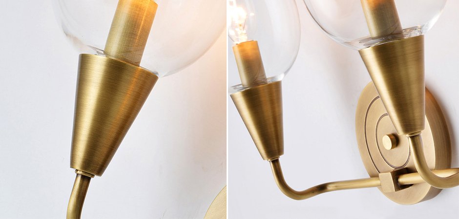 Бра VIOLA WALL Clear Lamp Double Бра VIOLA WALL Clear Lamp Double - Loft-Concept в Грозном