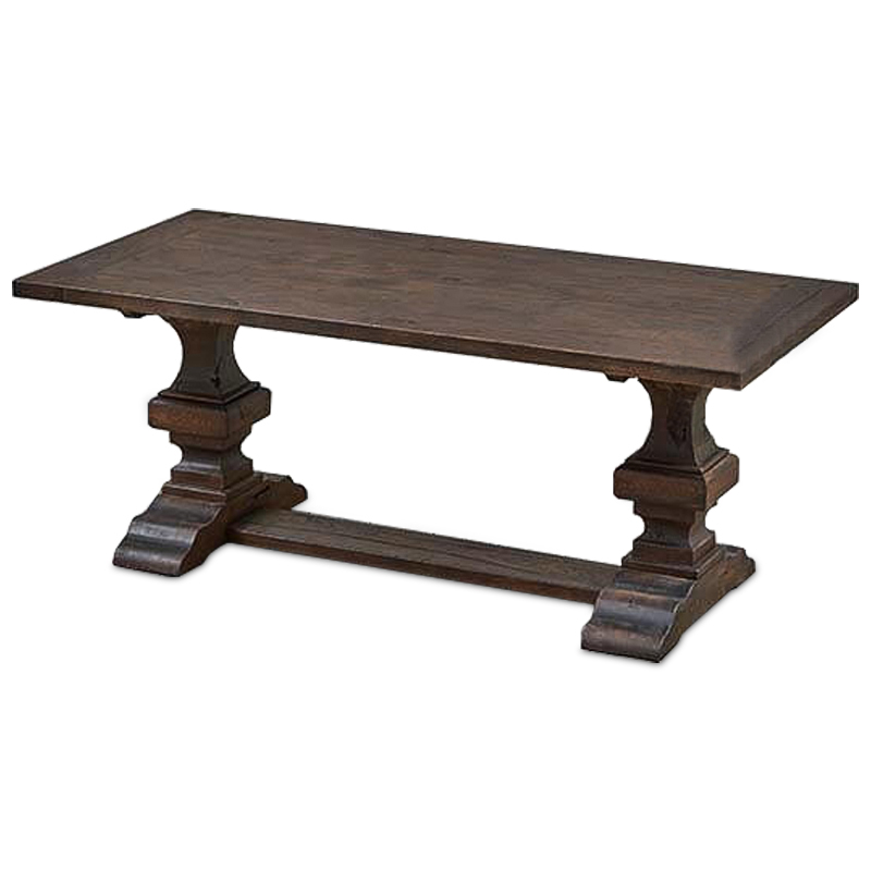 Обеденный стол Theseus Dinner Table Коричневый Обеденный стол Theseus Dinner Table Коричневый в Грозном | Loft Concept