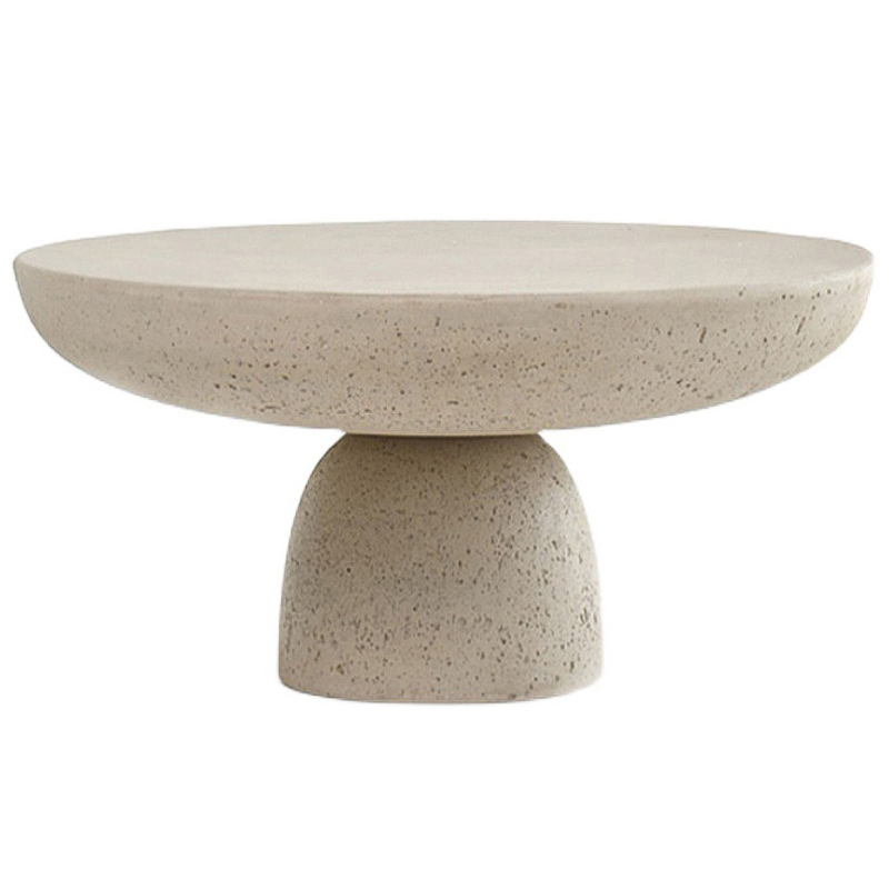 Кофейный стол Tori Travertine Stand Coffee Table Бежевый Кофейный стол Tori Travertine Stand Coffee Table Бежевый в Грозном | Loft Concept