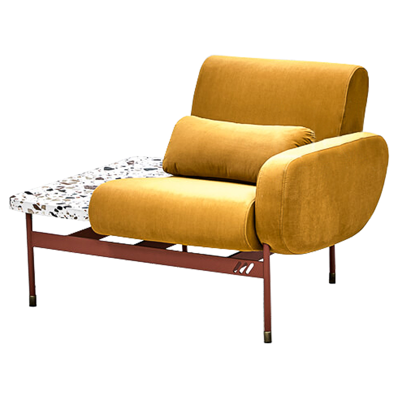 Кресло Mustard and Terrazzo Chair Горчичный Мульти Кресло Mustard and Terrazzo Chair Горчичный Мульти в Грозном | Loft Concept