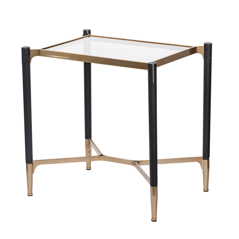 Приставной столик Black & Gold Table Черный матовое золото Приставной столик Black & Gold Table Черный матовое золото в Грозном | Loft Concept