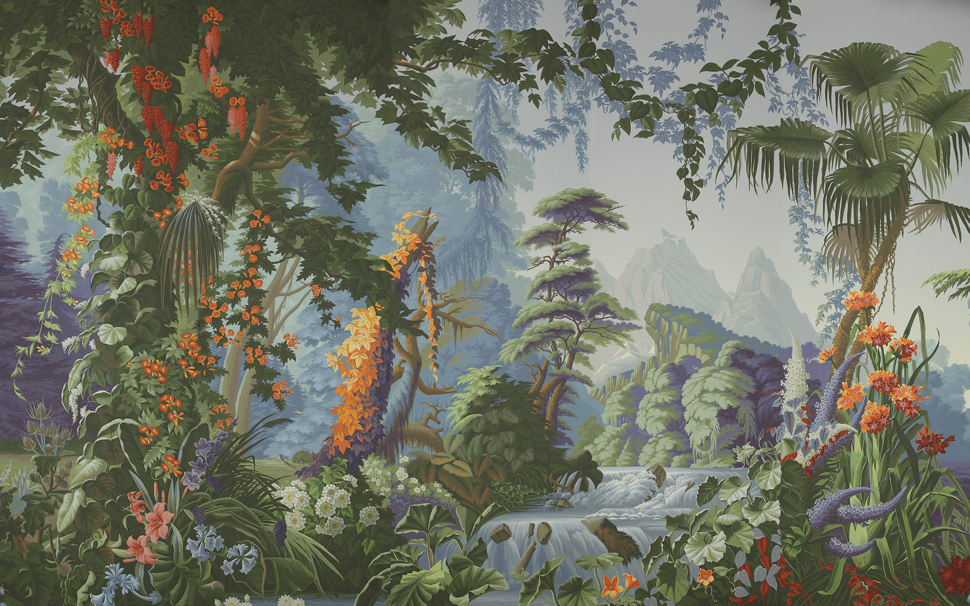 Обои ручная роспись L'Eden Eden on scenic paper Обои ручная роспись L'Eden Eden on scenic paper - постер Loft-Concept в Грозном