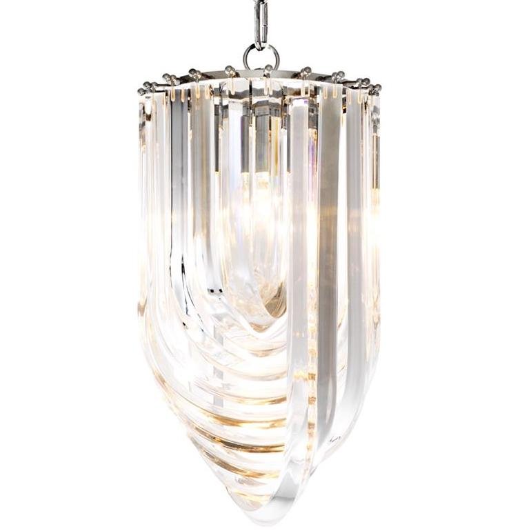 Люстра Chandelier Murano Clear 25 Прозрачный (Transparent) Никель Люстра Chandelier Murano Clear 25 Прозрачный (Transparent) Никель в Грозном | Loft Concept