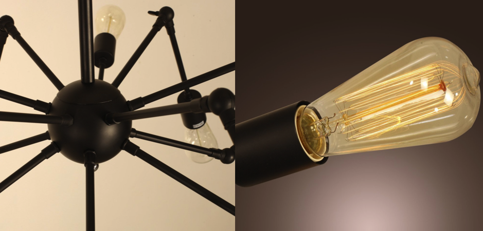 Люстра Loft Industrial Sputnik Chandelier Spider Люстра Loft Industrial Sputnik Chandelier Spider - Loft-Concept в Грозном